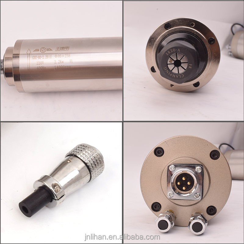 2,2 kW 220V Su Soğutmalı CNC R - 2.2Kw Water Cooled Spindle Kit Vfd incelemesi ve fiyatı